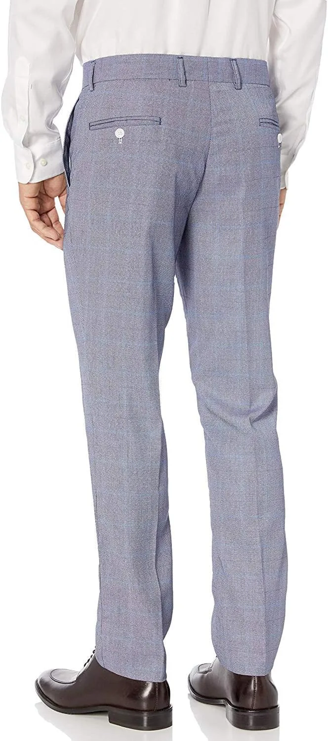 Adam Baker Men's Slim Fit Double Breasted 2-Piece (Jacket & Pants) Suit Set