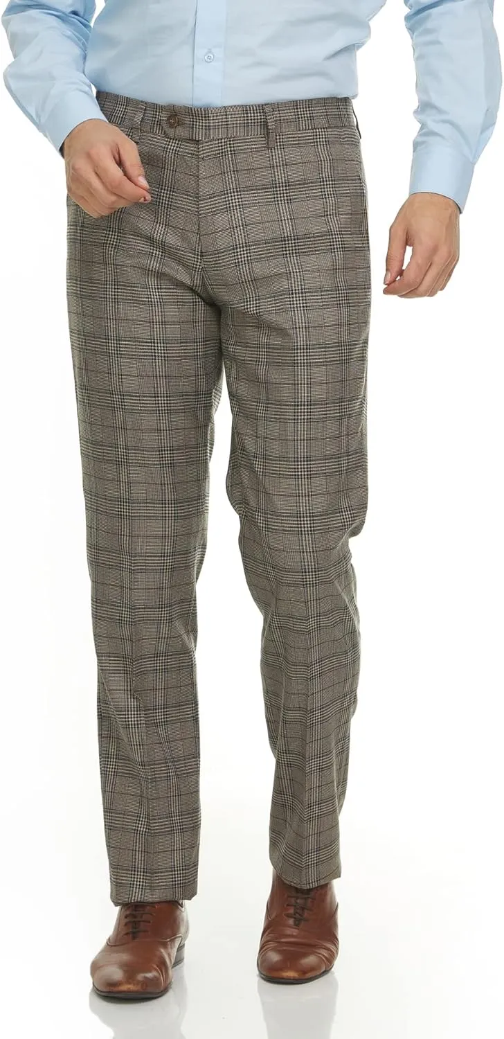 Adam Baker Men's Slim Fit Double Breasted 2-Piece (Jacket & Pants) Suit Set