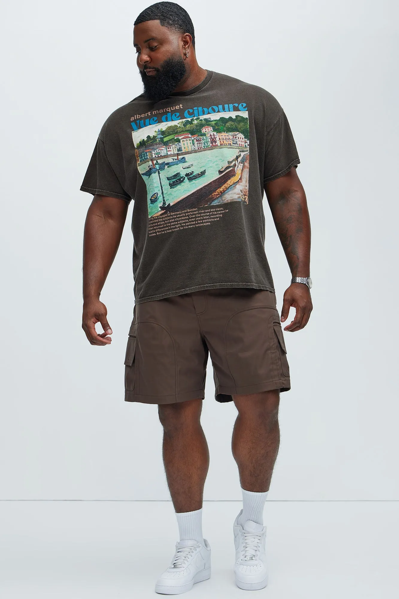Albert Marquet Vue De Ciboure Short Sleeve Tee - Brown