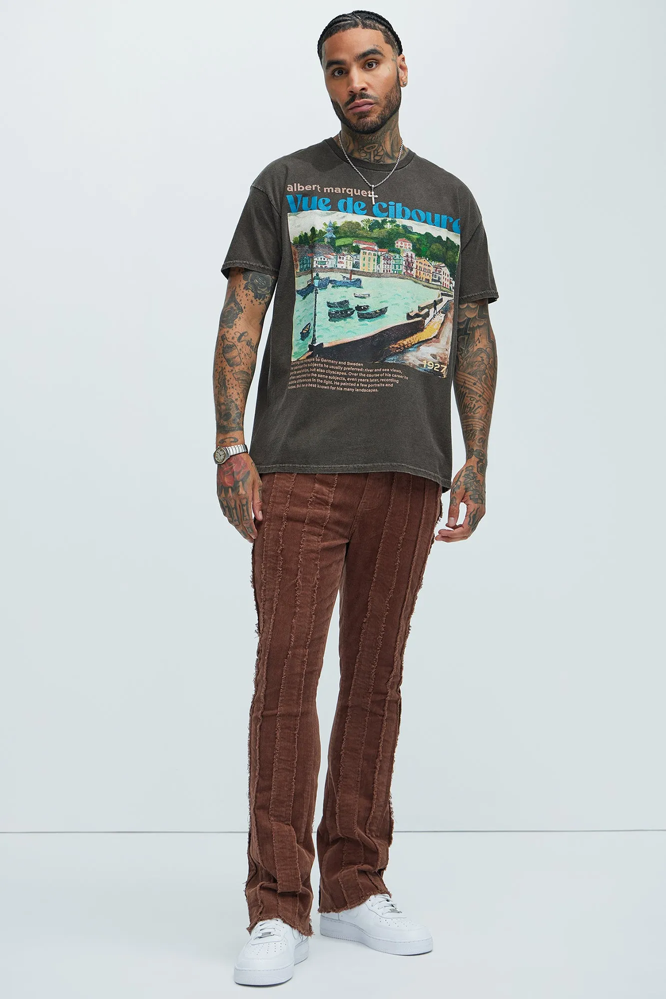 Albert Marquet Vue De Ciboure Short Sleeve Tee - Brown
