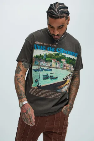 Albert Marquet Vue De Ciboure Short Sleeve Tee - Brown