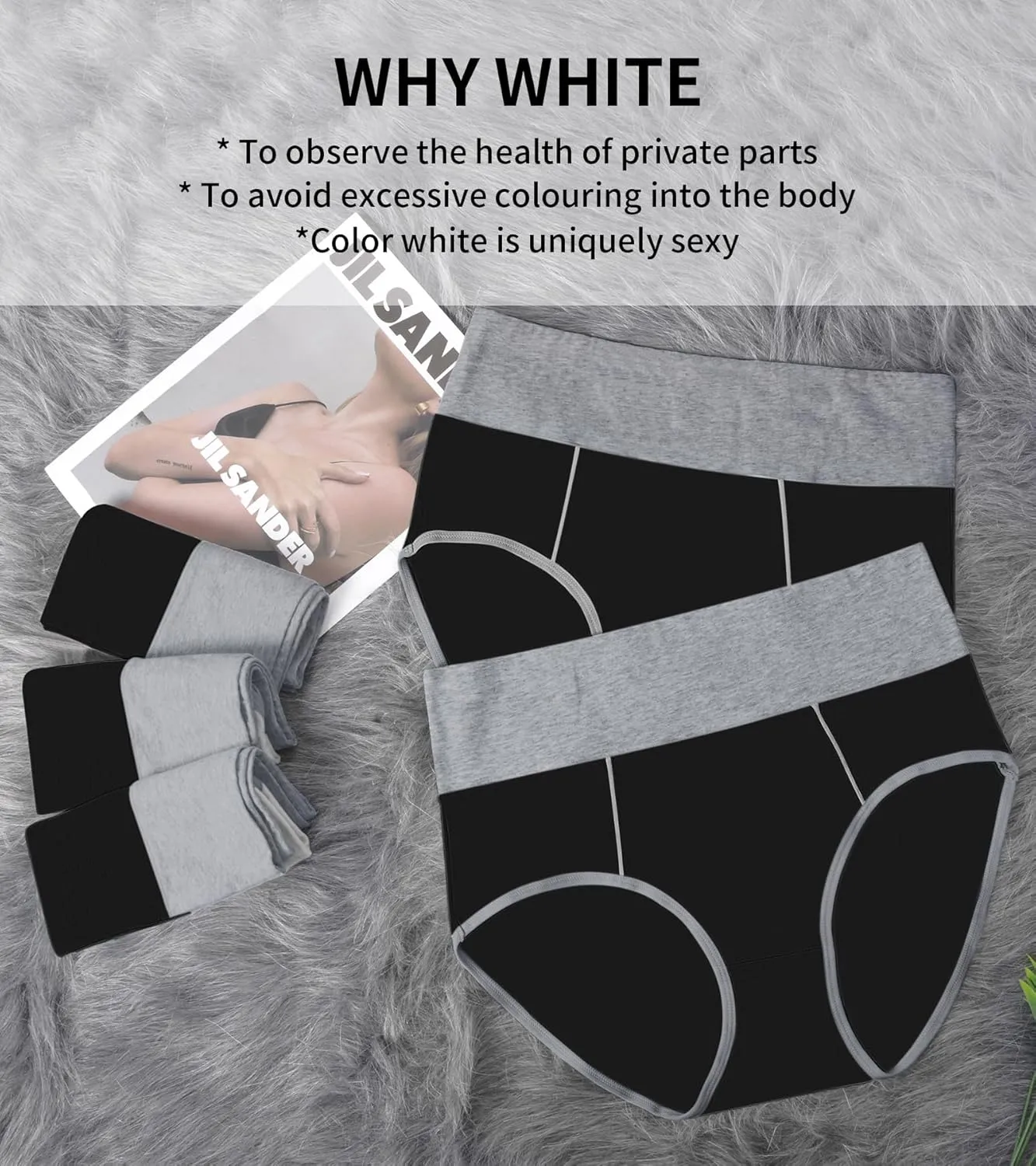 ASIMOON Tummy Control Boyshorts Underwear for Women Stretch High Waisted Shapewear Sexy Mesh No Show Panties for Ladies