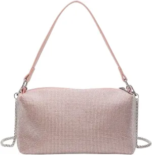 Bling Crystal Shoulder Sparkling Glitter Crossbody Women's Evening Handbag Rhinestone Clutch Bridal Wedding Purse