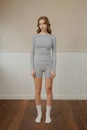 Boatie Crew Navy Stripe