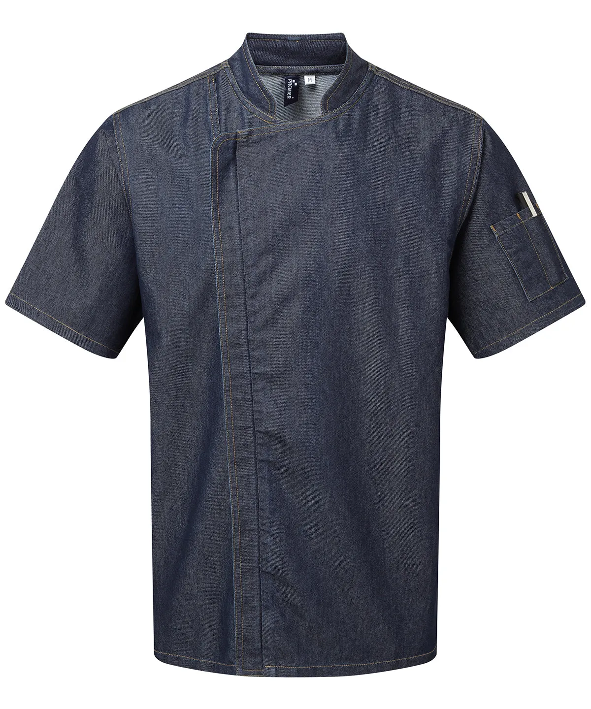 Chef's zip-close short sleeve jacket