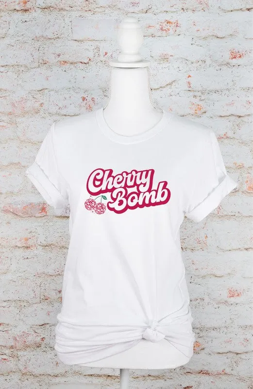 Cherry Bomb Disco Ball Soft style Tee