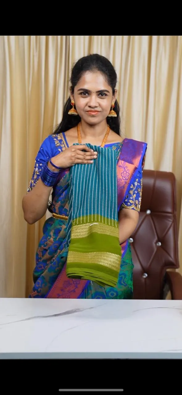 Chiffon saree  sold ❌