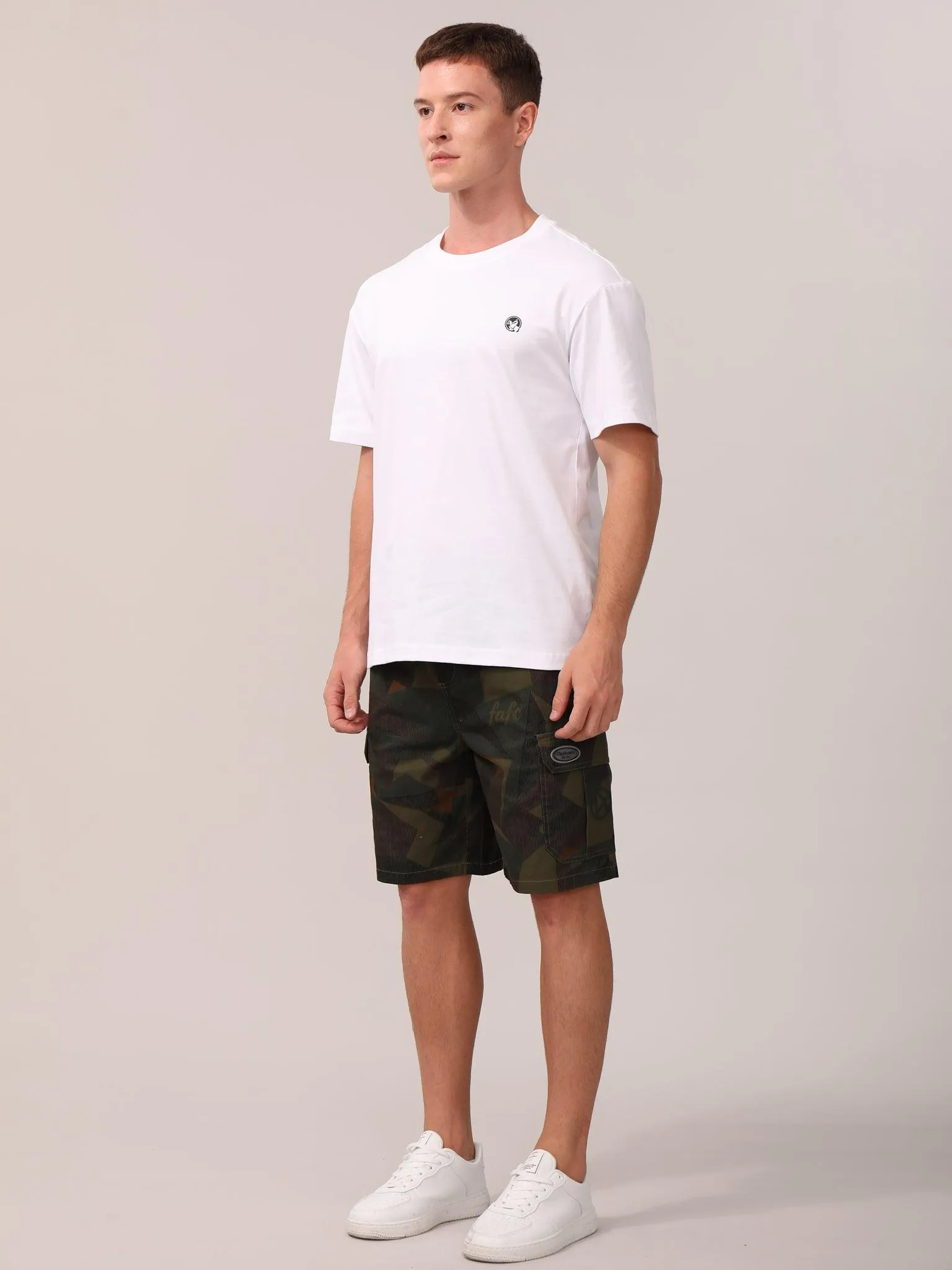 Claybourn Camo Cargo Shorts