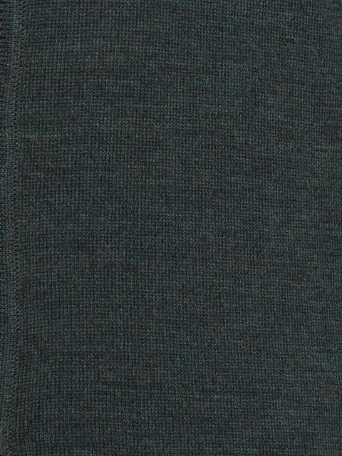 Colorplus Men Green Solid Tailored Fit Wool Blend Sweater