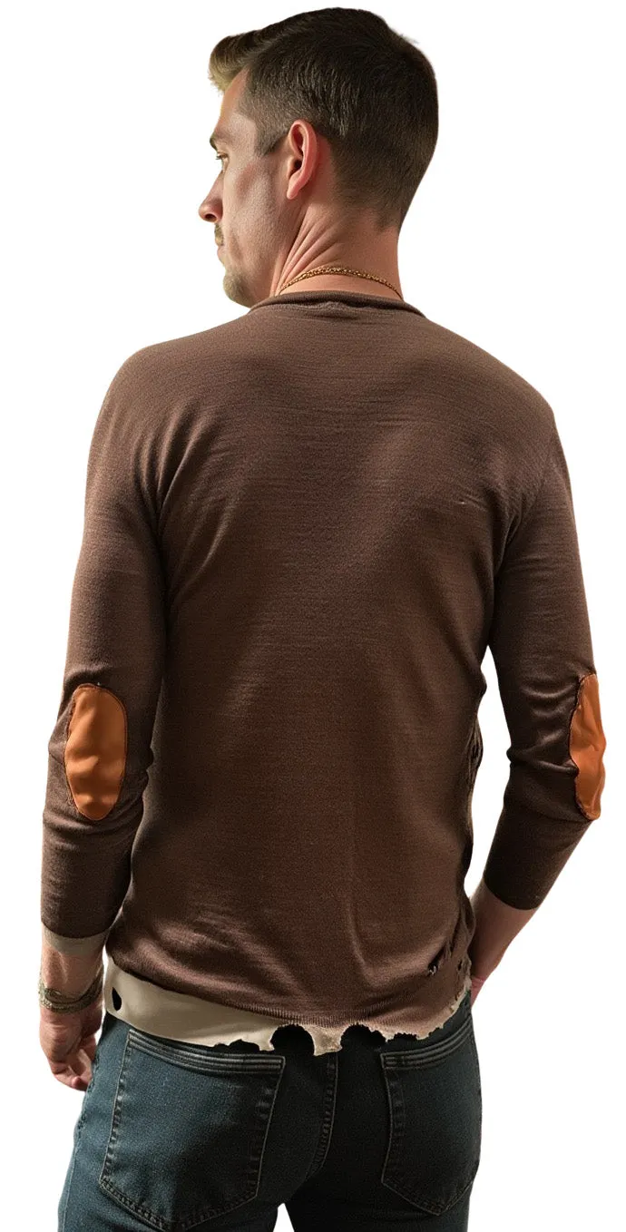 Cowboys & Demons - "BURNED" Merino Wool Sweater