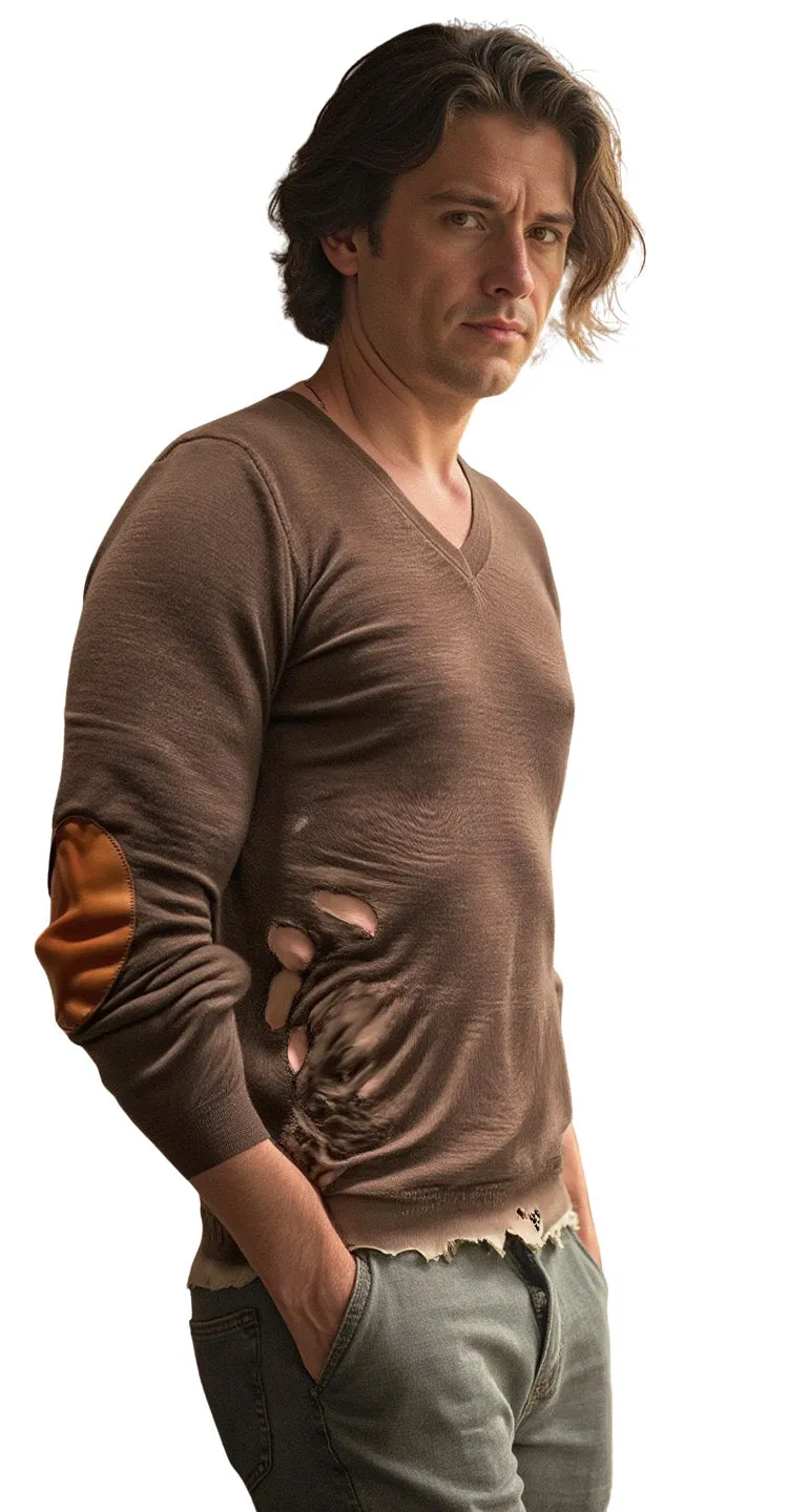 Cowboys & Demons - "BURNED" Merino Wool Sweater