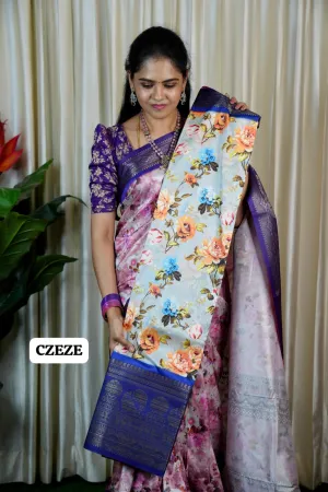 Digital print saree🥰🥳