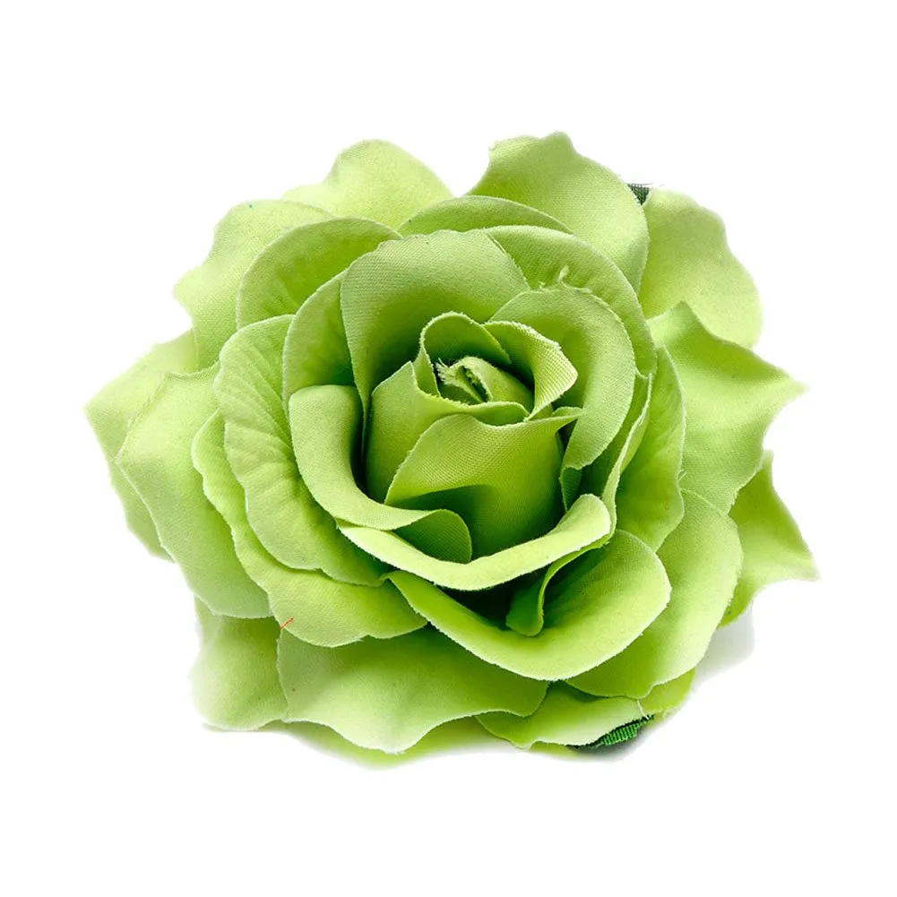 DRESHOW Rose Hair Clip Flower Hairpin Rose Brooch Floral Clips Bridal Headpiece Wedding Hair Accessories for Women