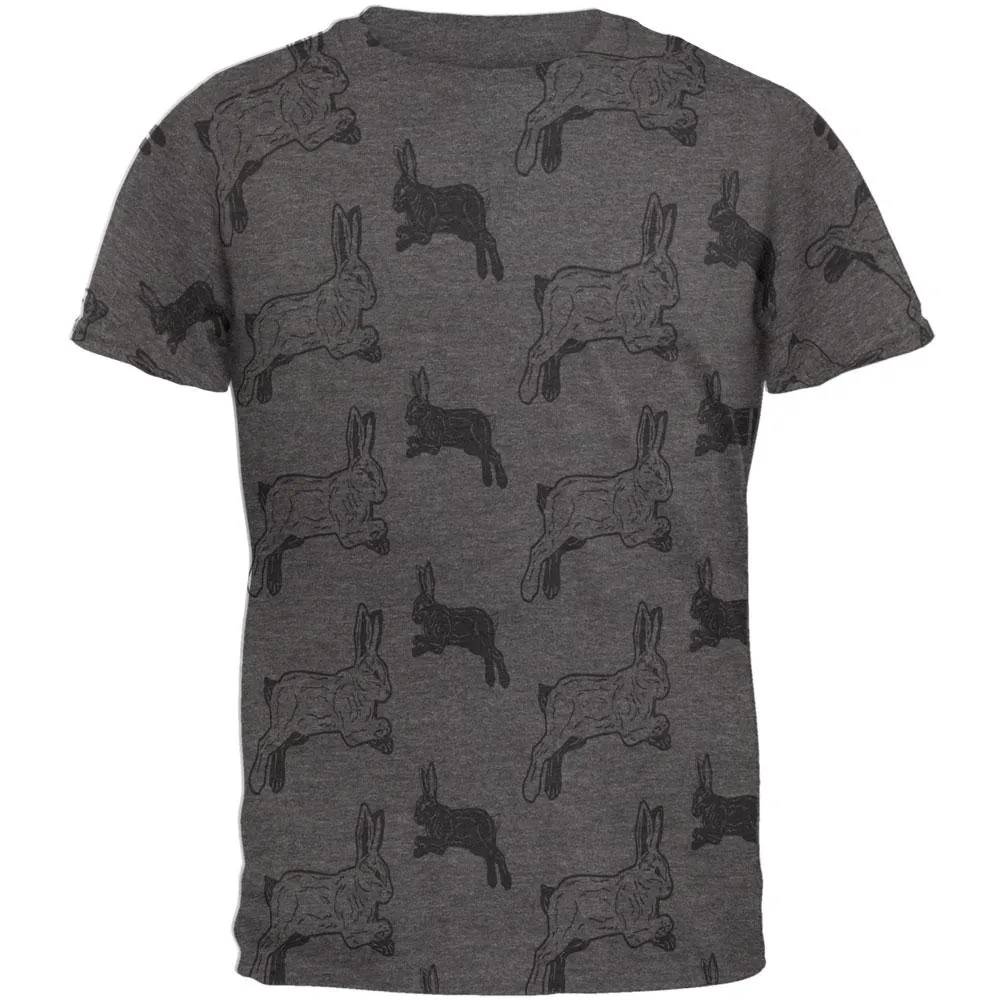 Easter Bunny Rabbit Pattern Mens Soft T Shirt