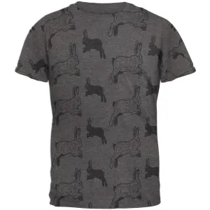 Easter Bunny Rabbit Pattern Mens Soft T Shirt