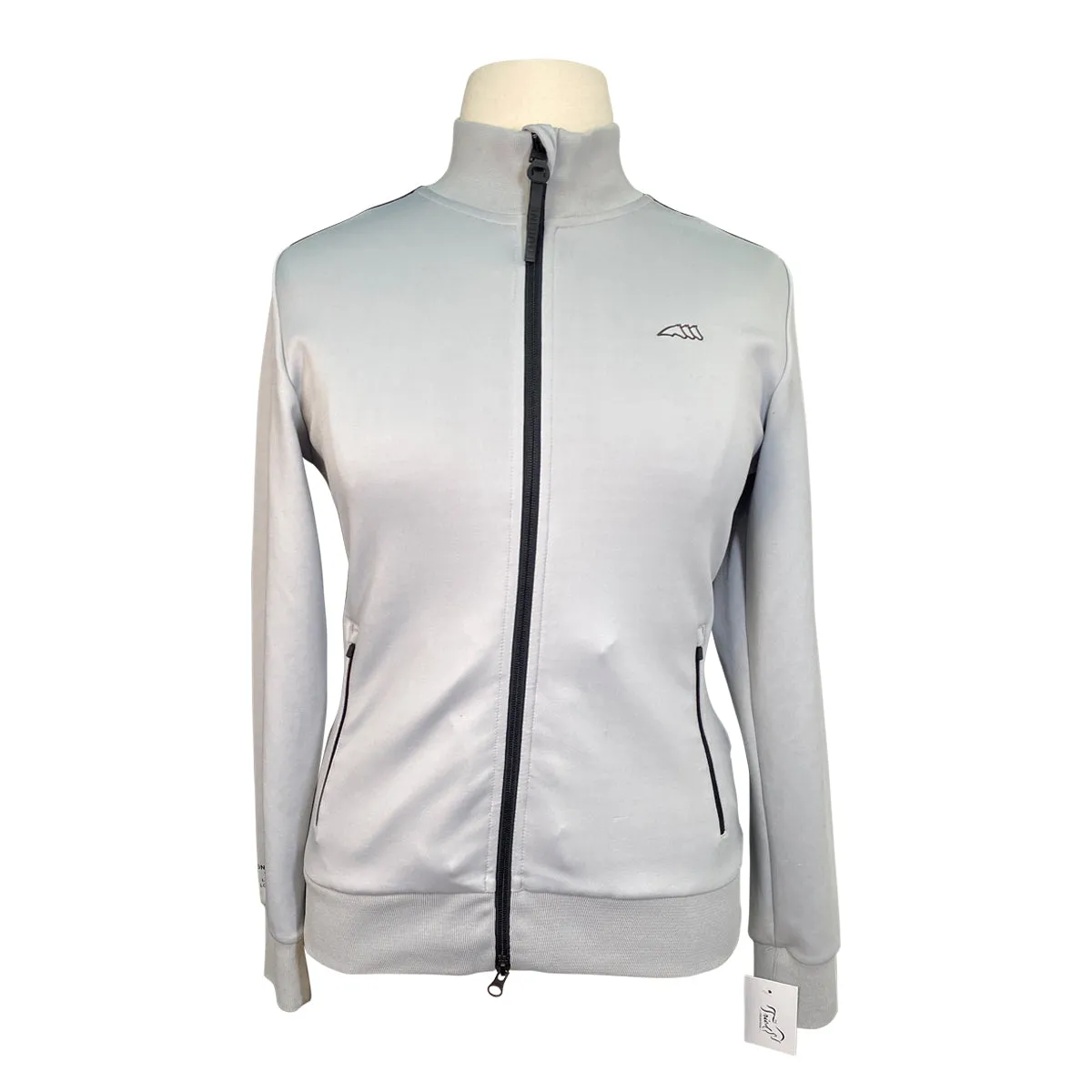 Equiline 'Calantec' Full Zip Tech Sweatshirt in Grey - Women's XL