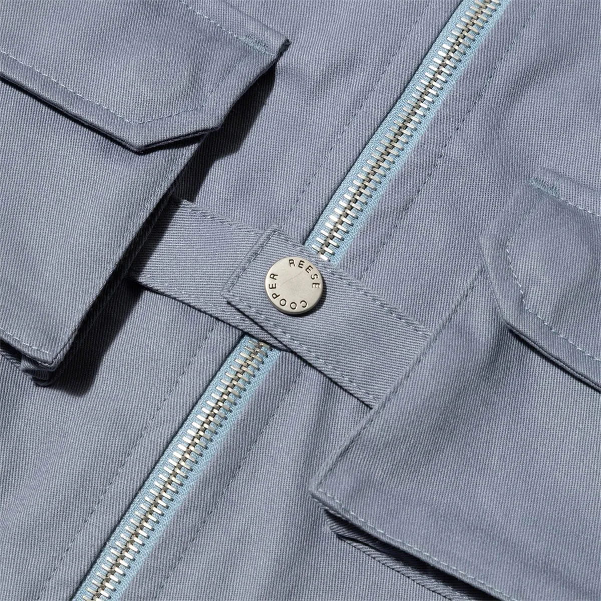 FLANNEL-LINED COTTON CANVAS CARGO JACKET