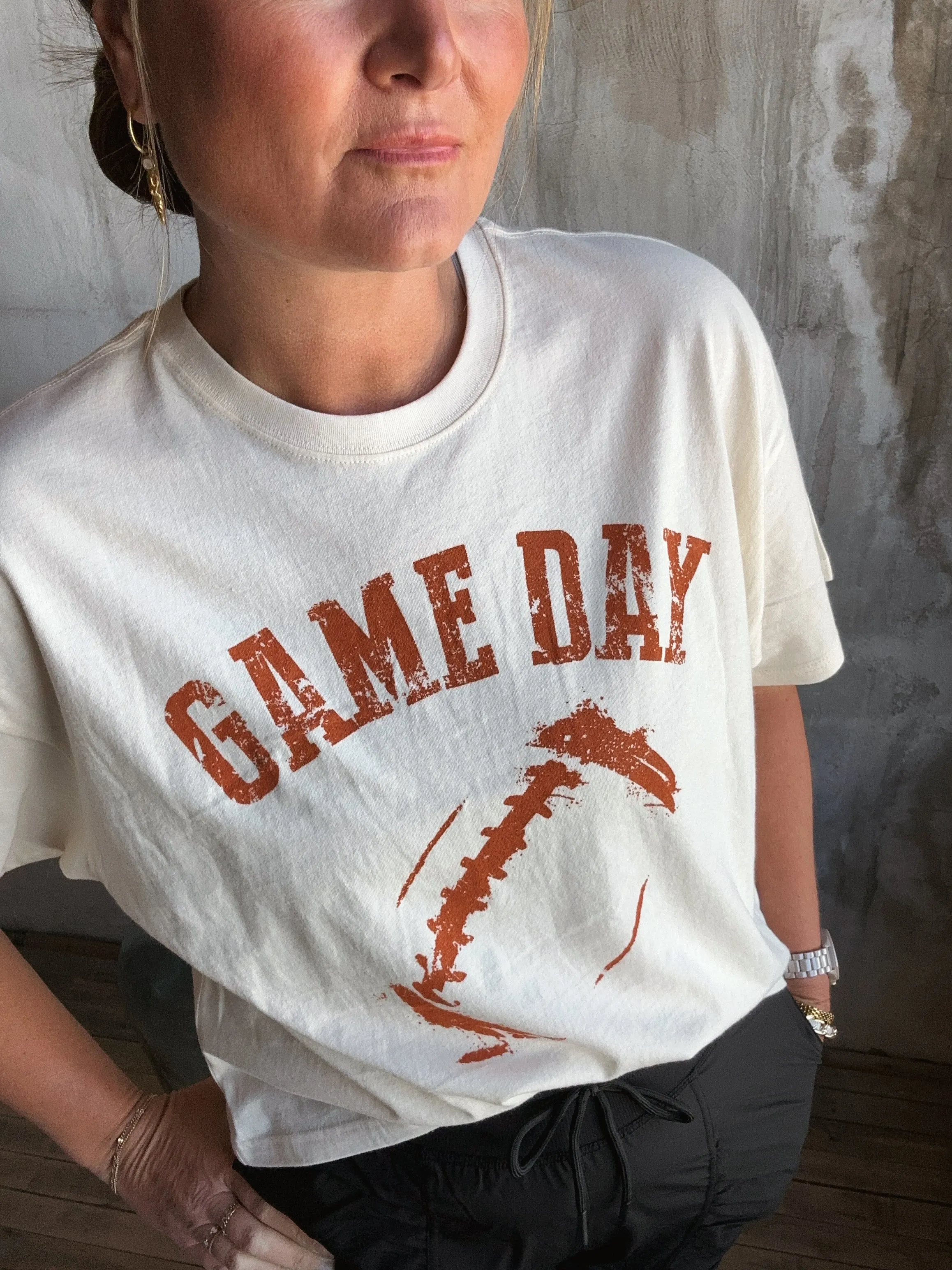 Game Day Crop Tee