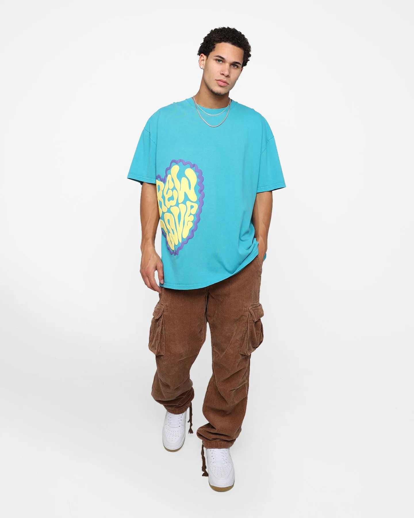 Goat Crew Crew Love T-Shirt Aqua