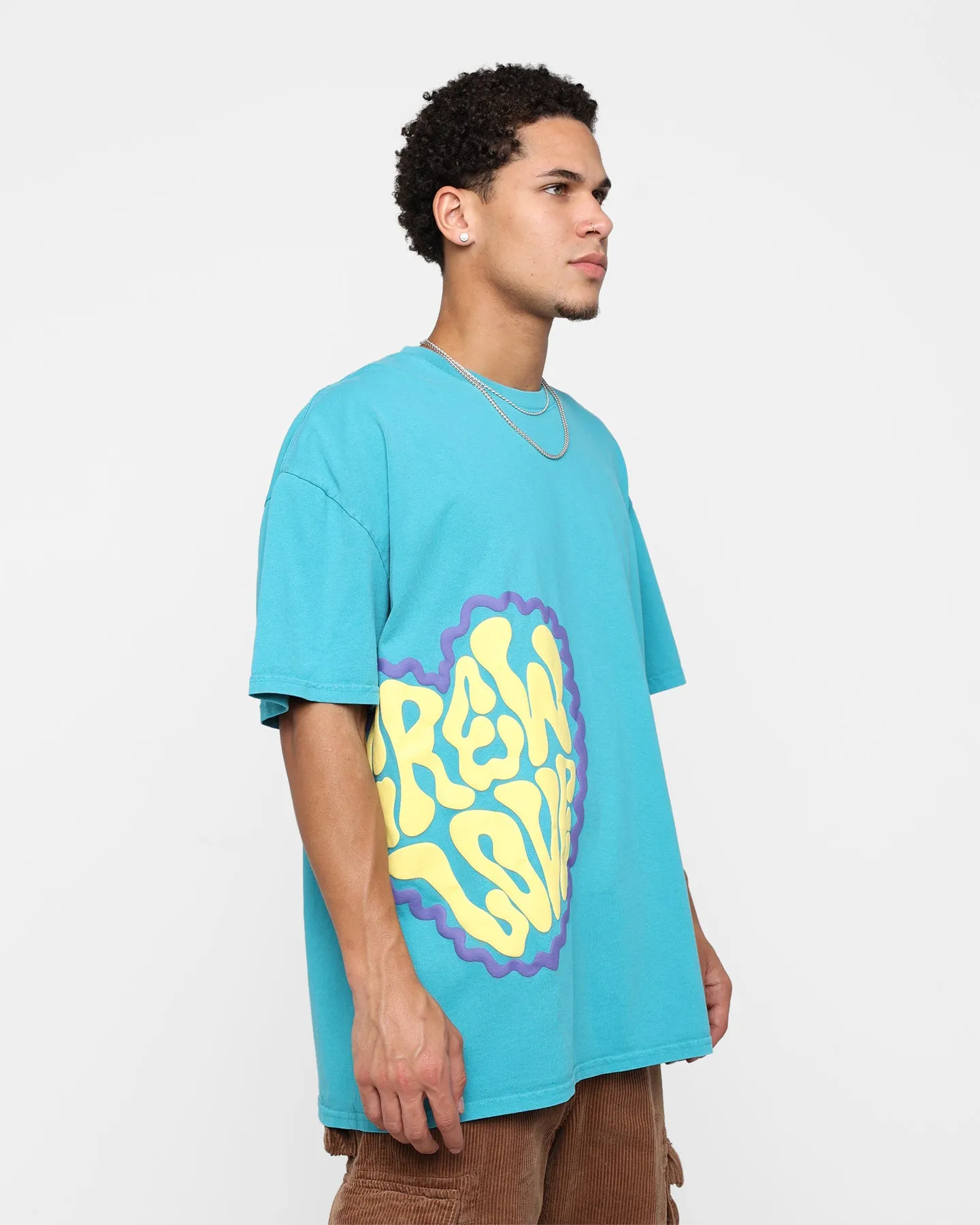Goat Crew Crew Love T-Shirt Aqua