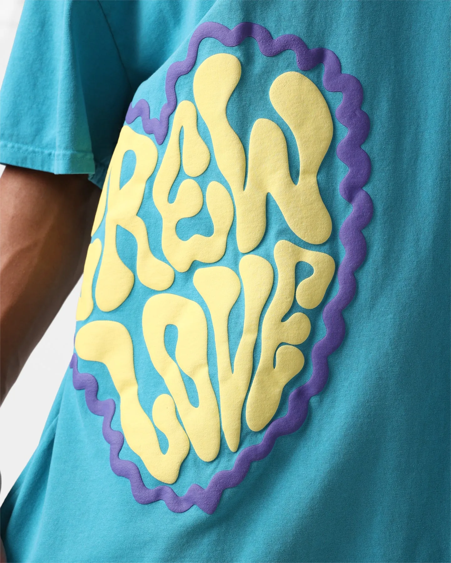 Goat Crew Crew Love T-Shirt Aqua