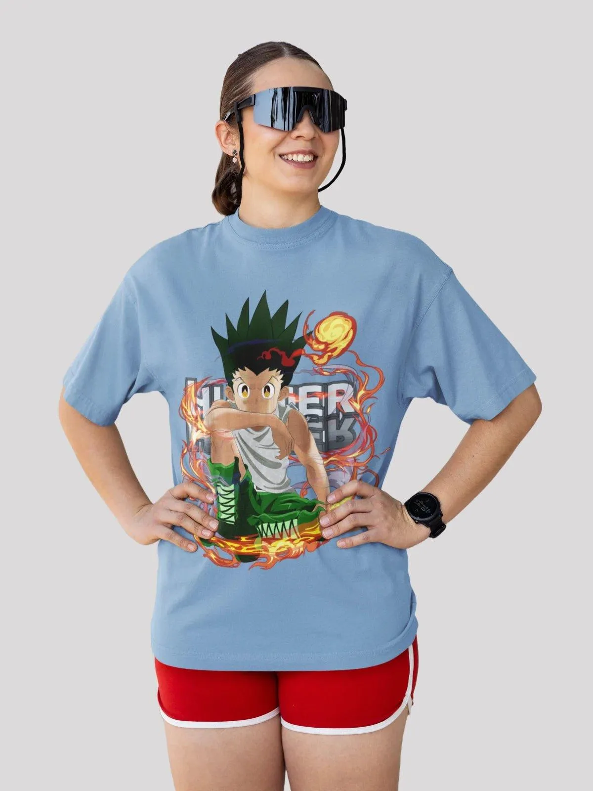 Gone crazy for GON Anime Unisex Oversized  T-shirt