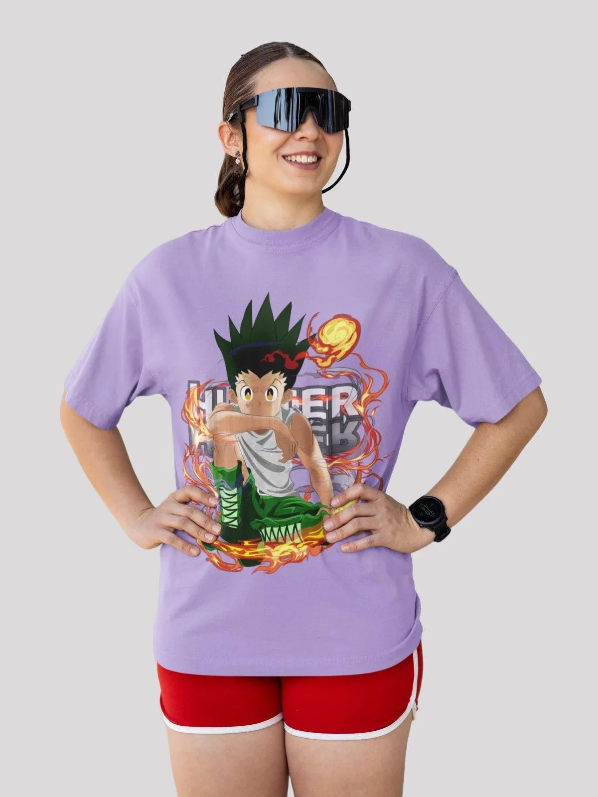 Gone crazy for GON Anime Unisex Oversized  T-shirt