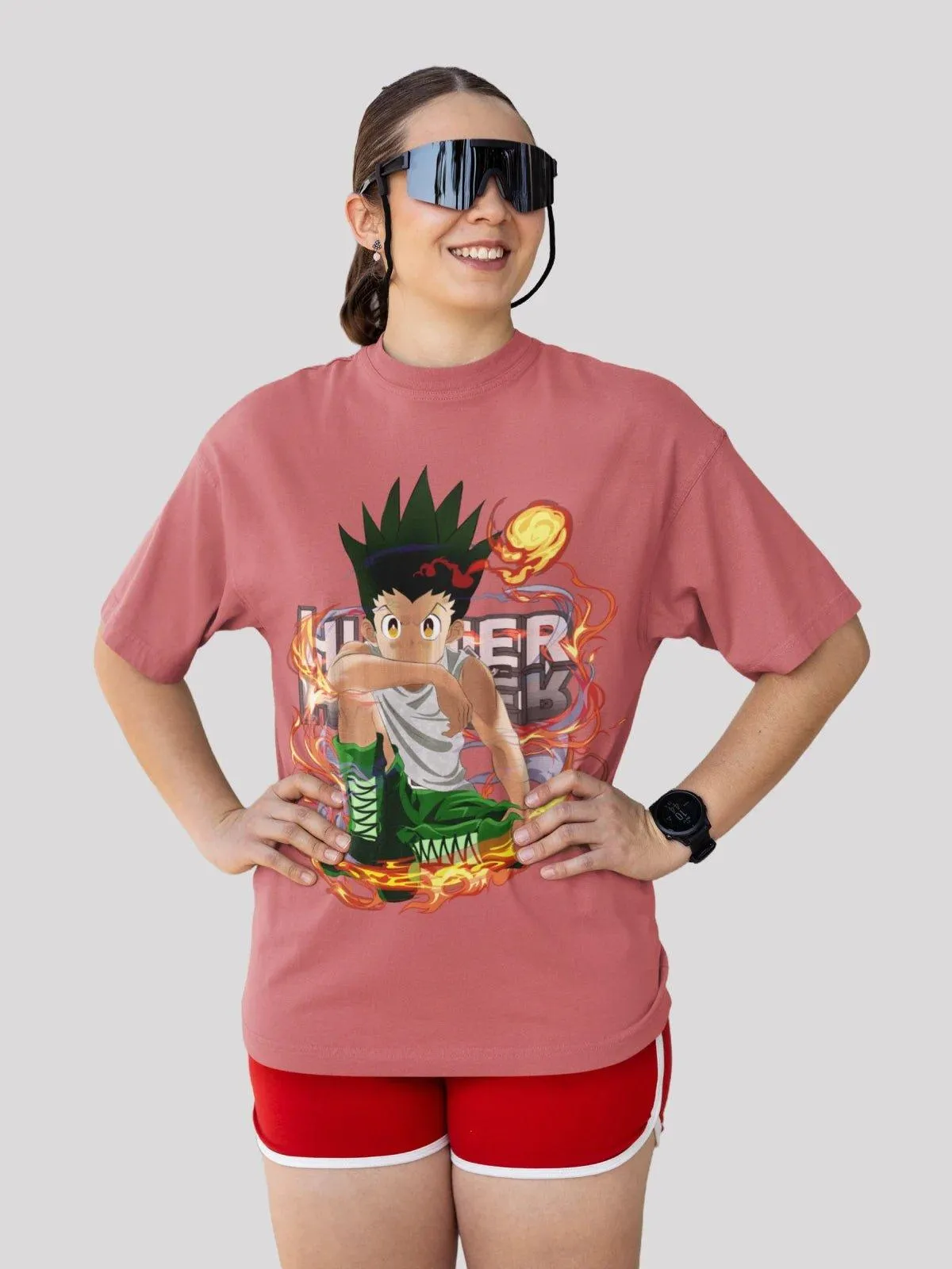 Gone crazy for GON Anime Unisex Oversized  T-shirt