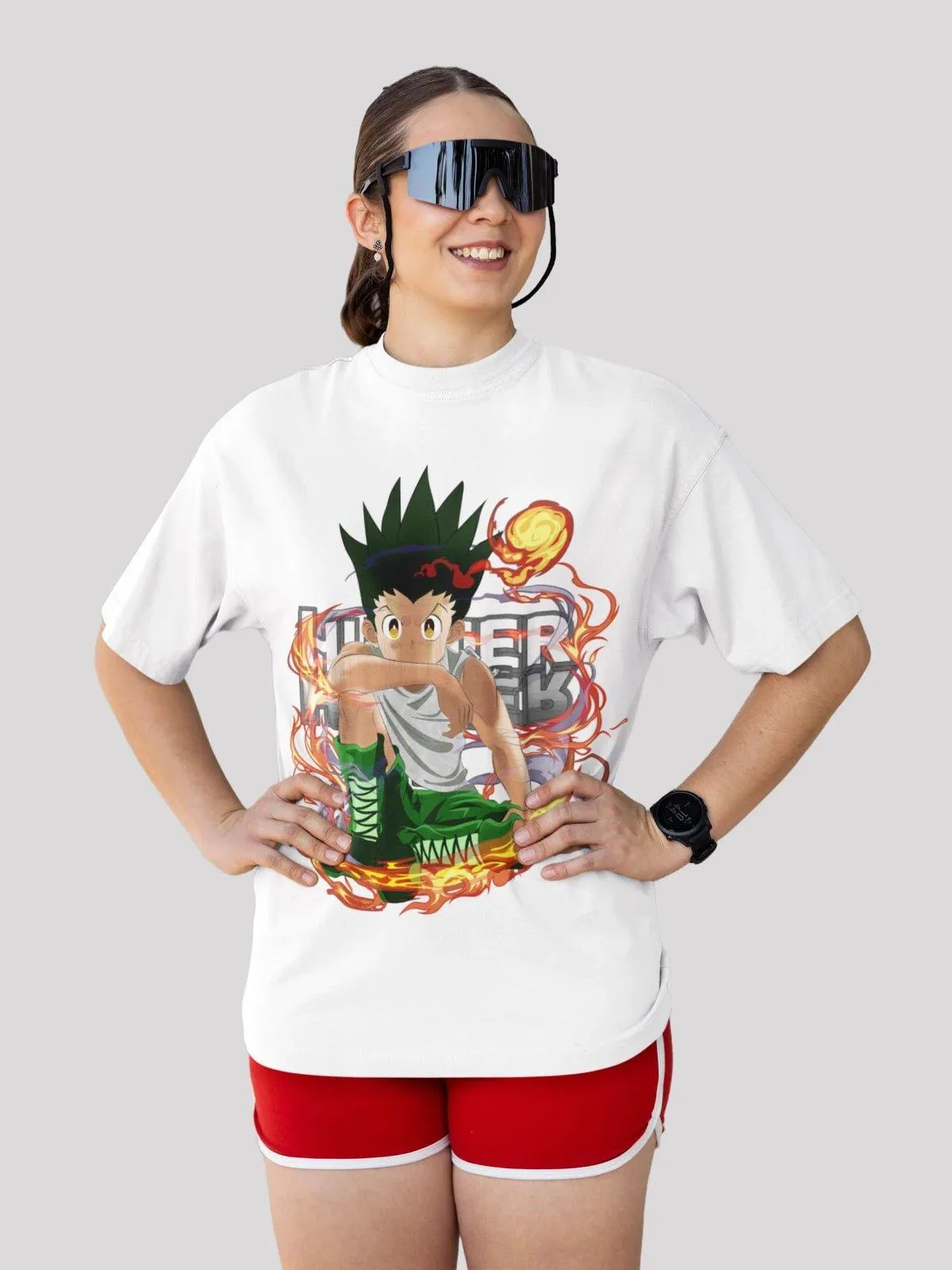 Gone crazy for GON Anime Unisex Oversized  T-shirt