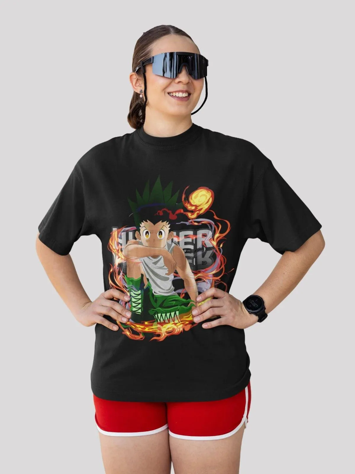 Gone crazy for GON Anime Unisex Oversized  T-shirt