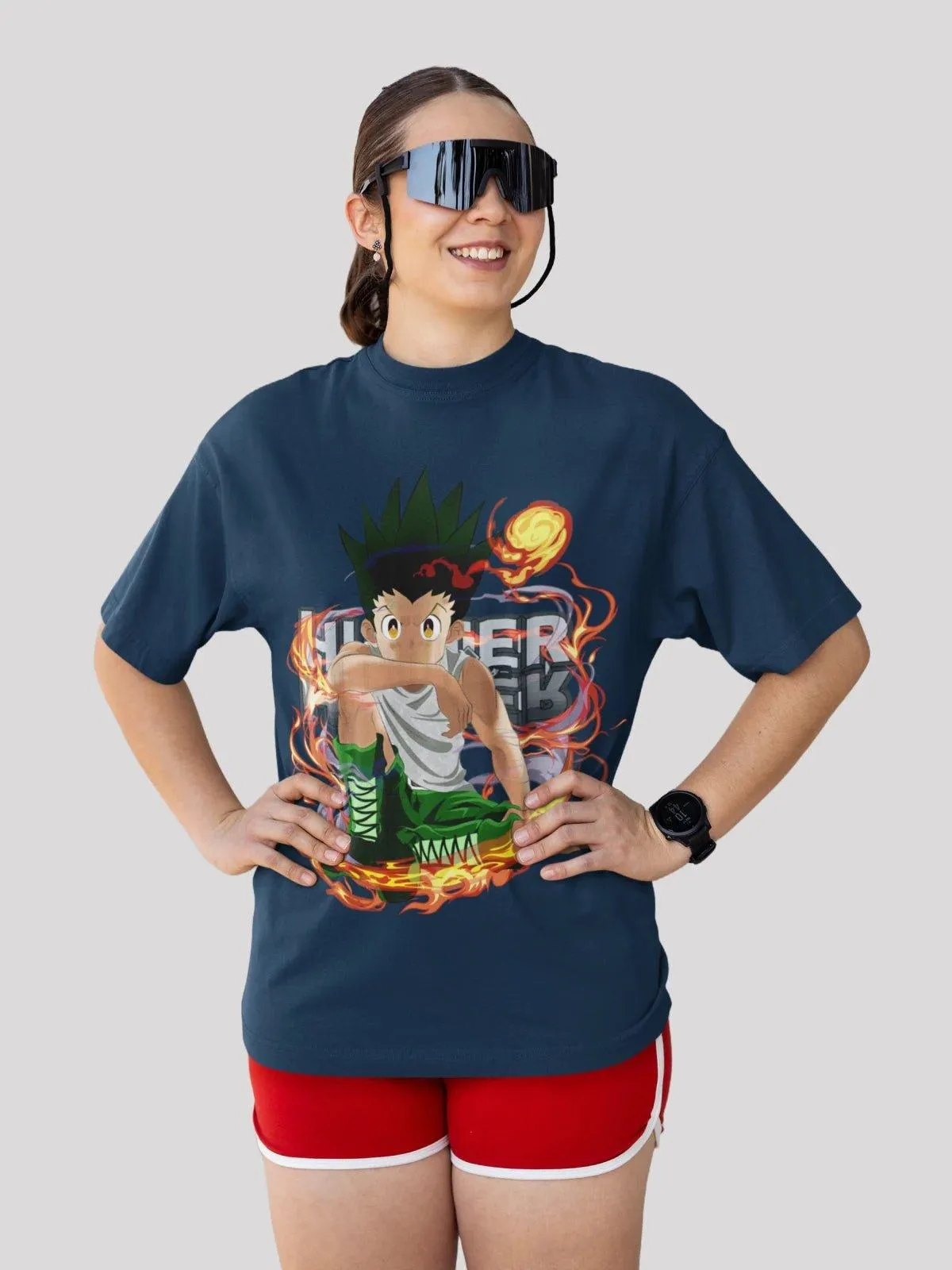 Gone crazy for GON Anime Unisex Oversized  T-shirt
