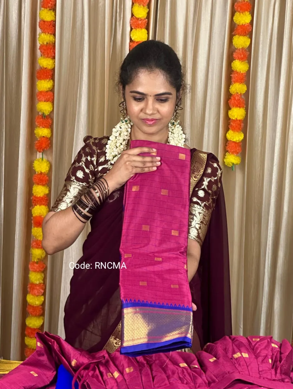 Half saree  saree combo soft silk 😊