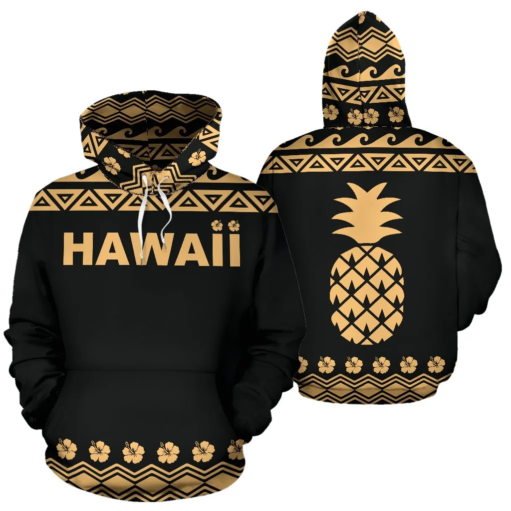 Hawaii Pineapple All over Hoodie - BN04