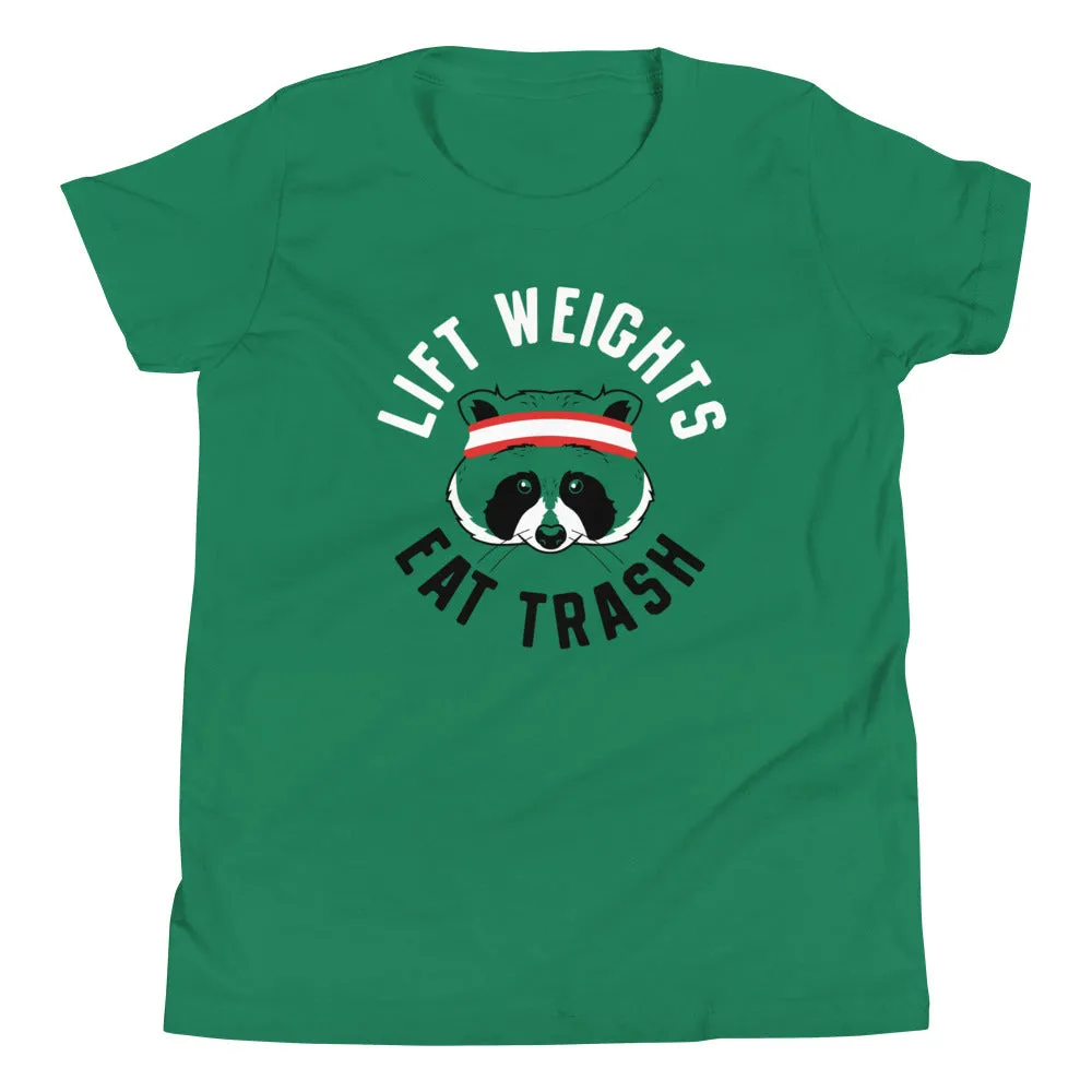 Lift Weights Eat Trash Kid's Youth Tee