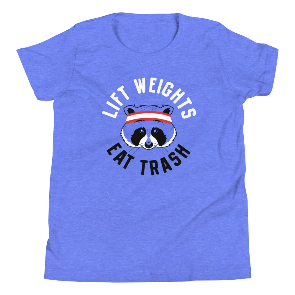 Lift Weights Eat Trash Kid's Youth Tee