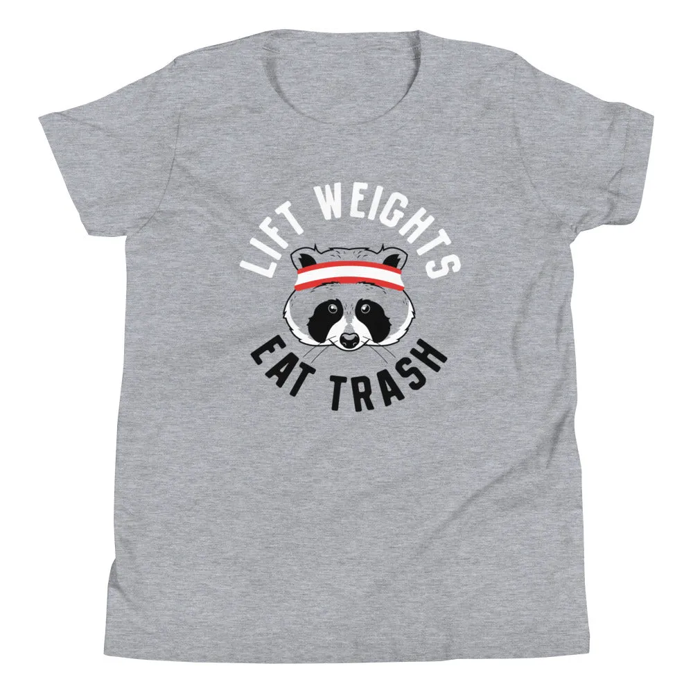 Lift Weights Eat Trash Kid's Youth Tee