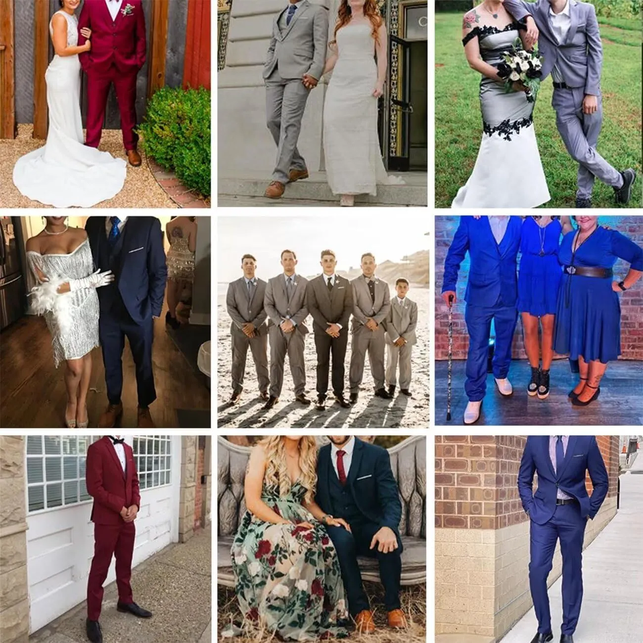 Men Suits Slim Fit 3 Piece Suit Men Shawl Lapel Men Dress Suit Pants Blazer Vest 1 Button Formal Suits for Men Prom Tuxedo