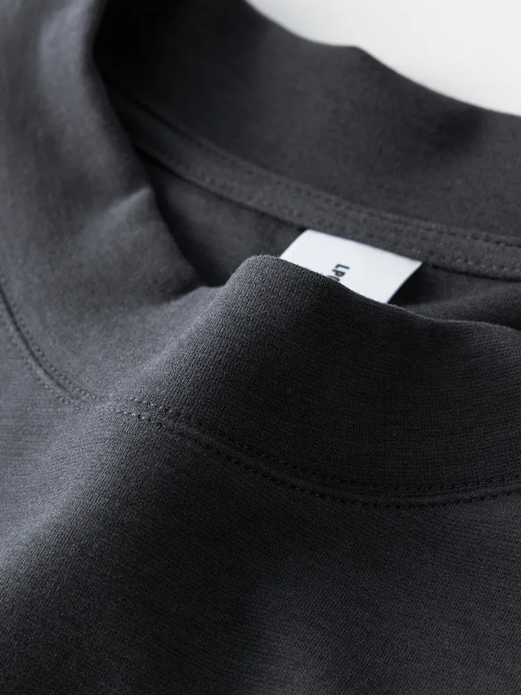Men's Long-Sleeve Round Neck T-Shirt, Loose and Skin-Friendly Base Layer