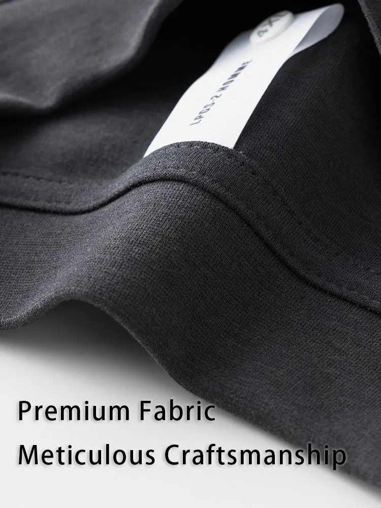 Men's Long-Sleeve Round Neck T-Shirt, Loose and Skin-Friendly Base Layer