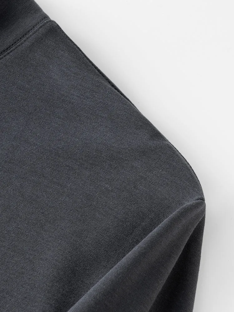 Men's Long-Sleeve Round Neck T-Shirt, Loose and Skin-Friendly Base Layer