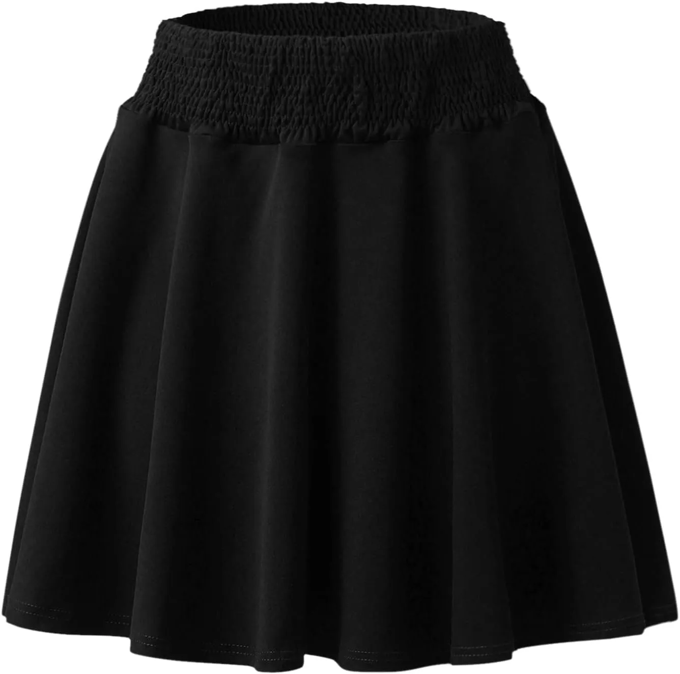 Midi Skirts for Women Solid Basic Skirt A Line Design Skirt Ruffle Layered Pleated Large Swing Skirts Spring