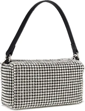 MIFXIN Women Rhinestone Handbag Evening Bag Lady Girl Bling Crystal Purse Clutch Shoulder Bag for Wedding Party