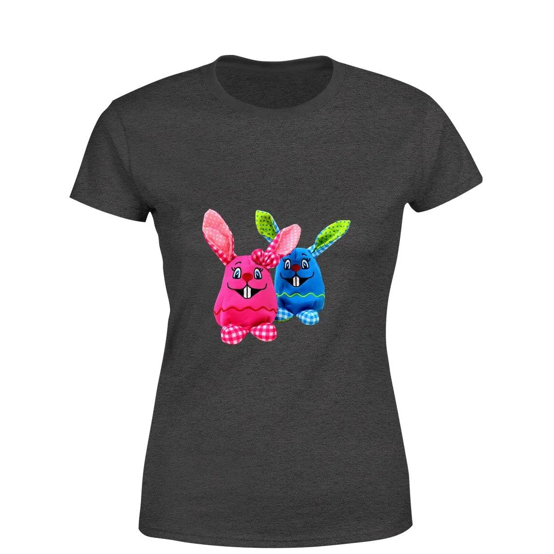 Mister Fab Easter Bunny Women Round Neck printed T-Shirts