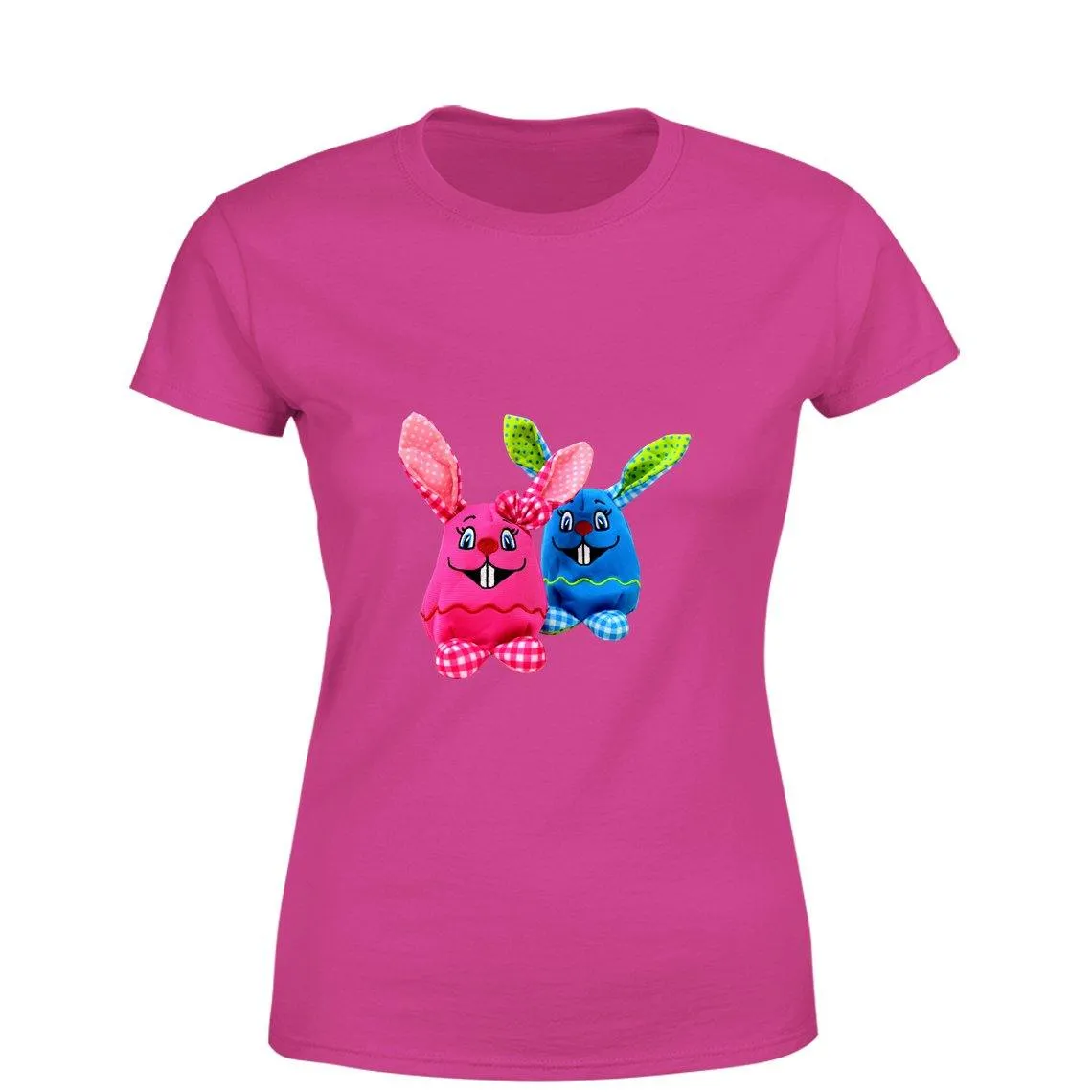Mister Fab Easter Bunny Women Round Neck printed T-Shirts