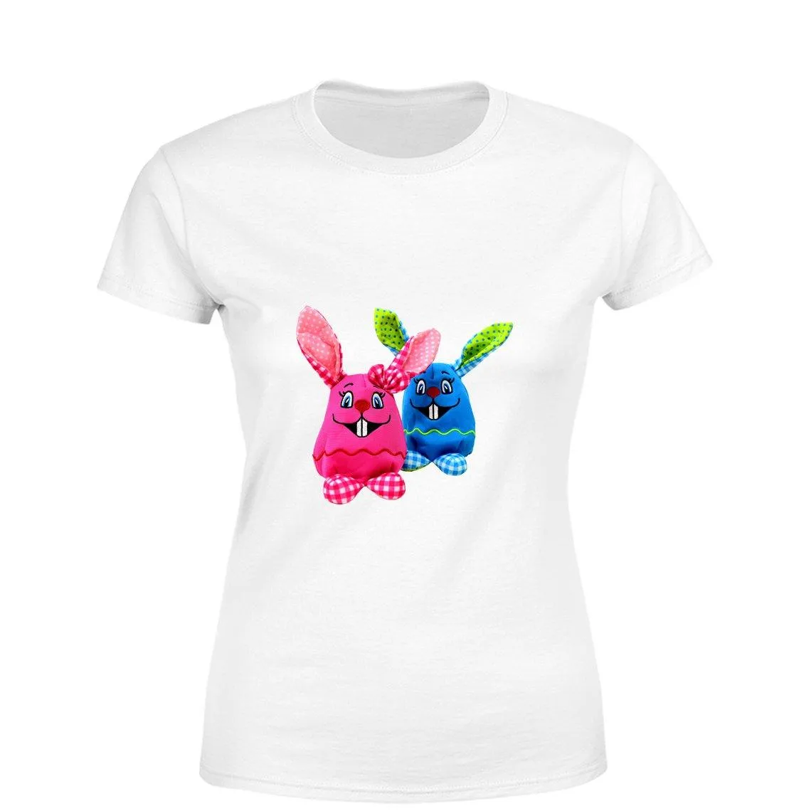 Mister Fab Easter Bunny Women Round Neck printed T-Shirts