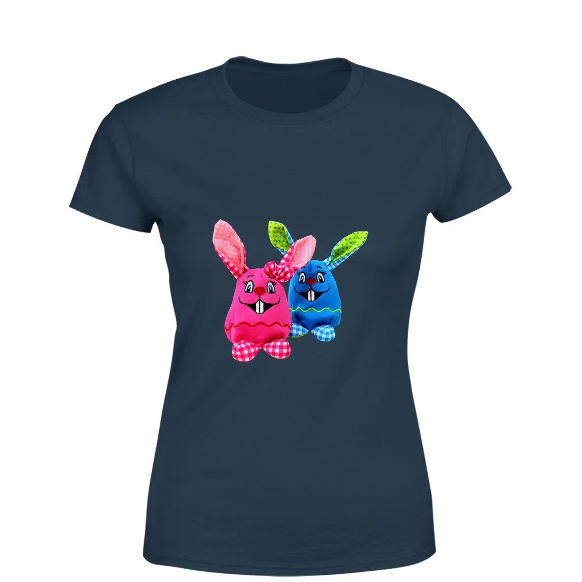 Mister Fab Easter Bunny Women Round Neck printed T-Shirts