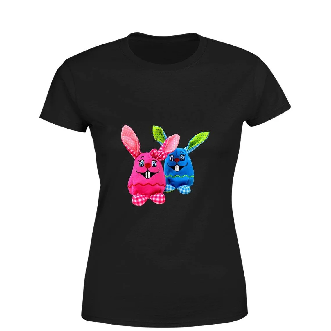 Mister Fab Easter Bunny Women Round Neck printed T-Shirts