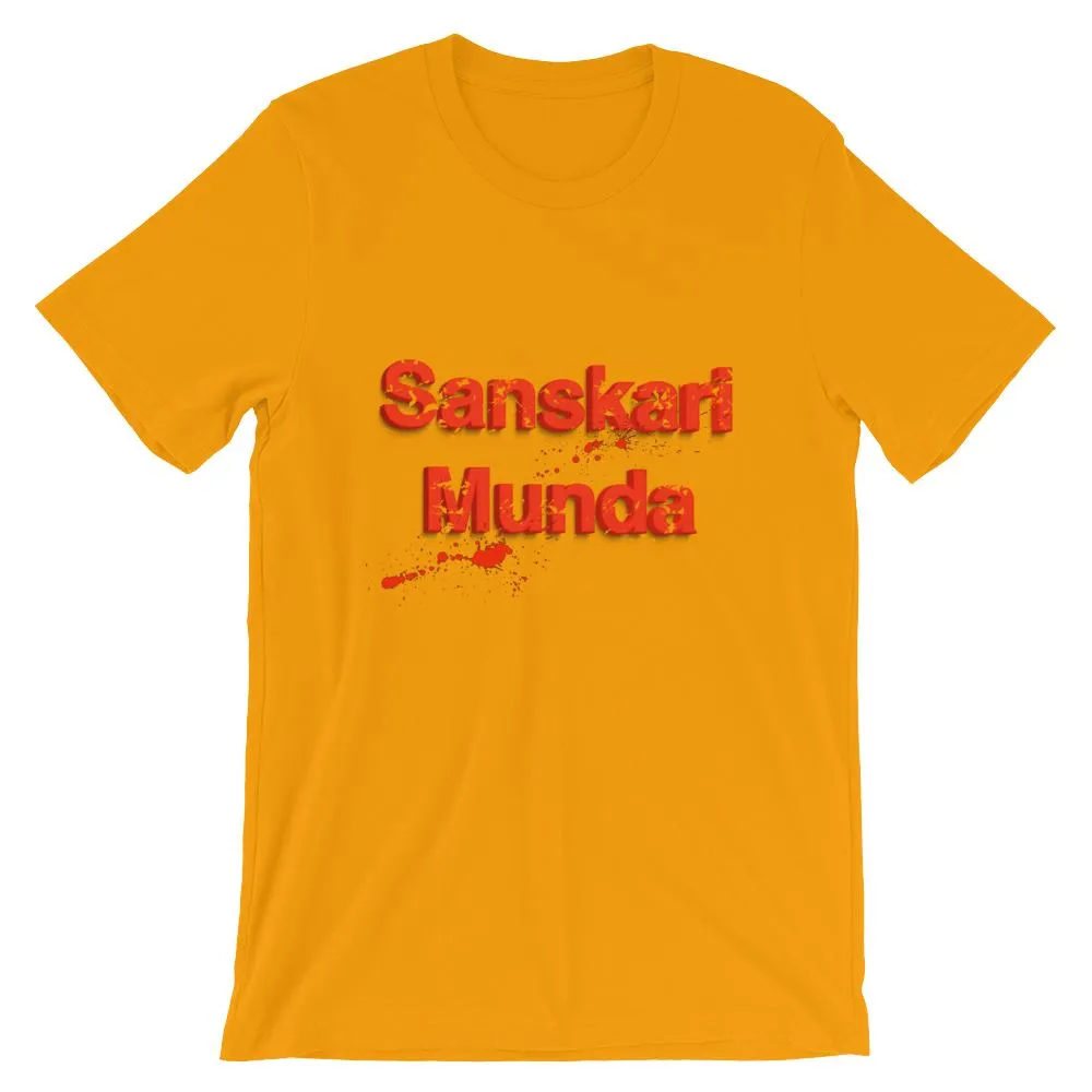 Mister Fab Sanskari Munda Men Round Neck printed T-Shirts