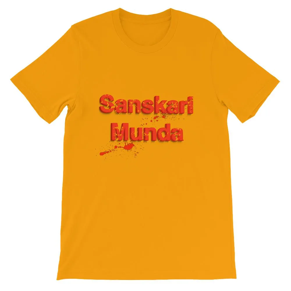 Mister Fab Sanskari Munda Men Round Neck printed T-Shirts