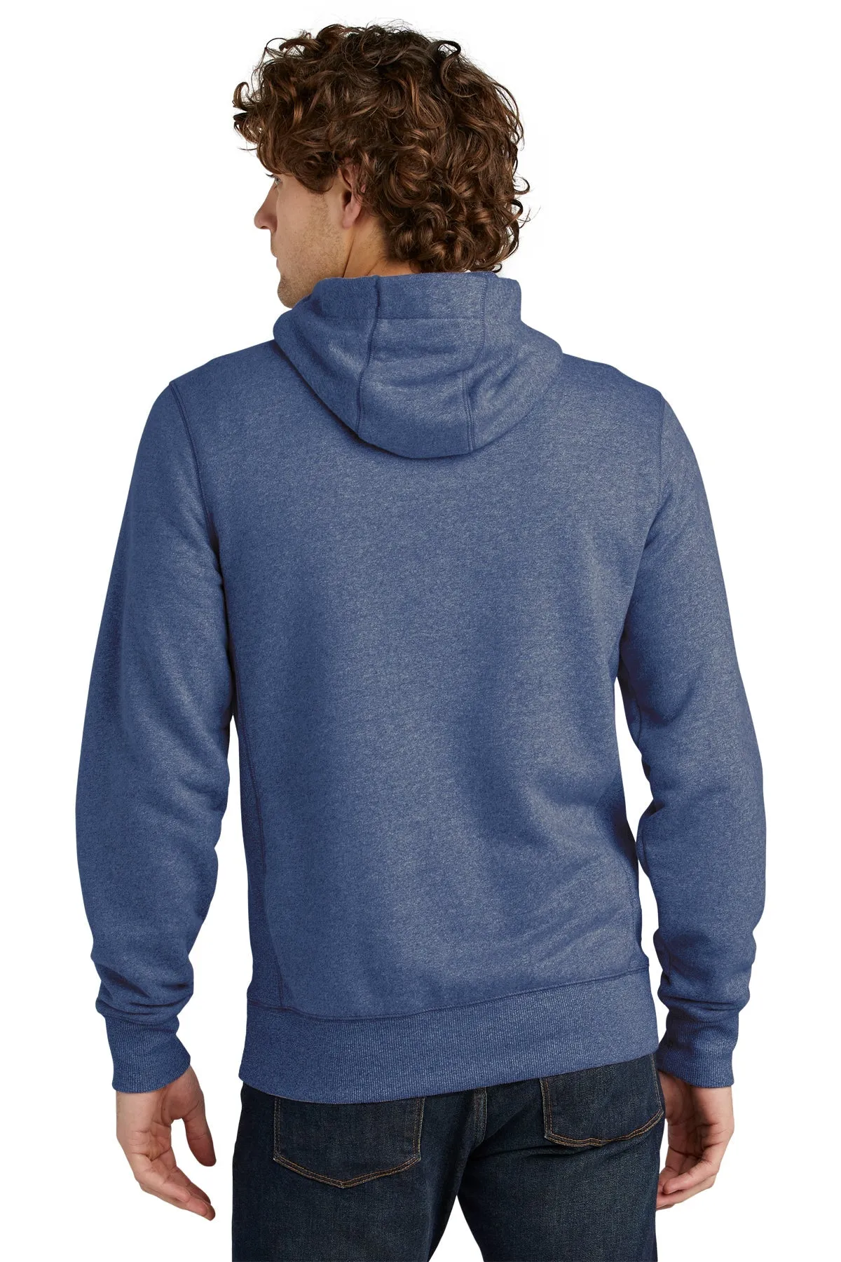 New Era French Terry Custom Zip Hoodies, Dark Royal Twist